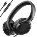 USB C Headphones Wired, Over Ear Wired Headphones with Microphone, Volume Control, HD Stereo Sound, Foldable Type C Headset for Relaxing, Gaming, Travel