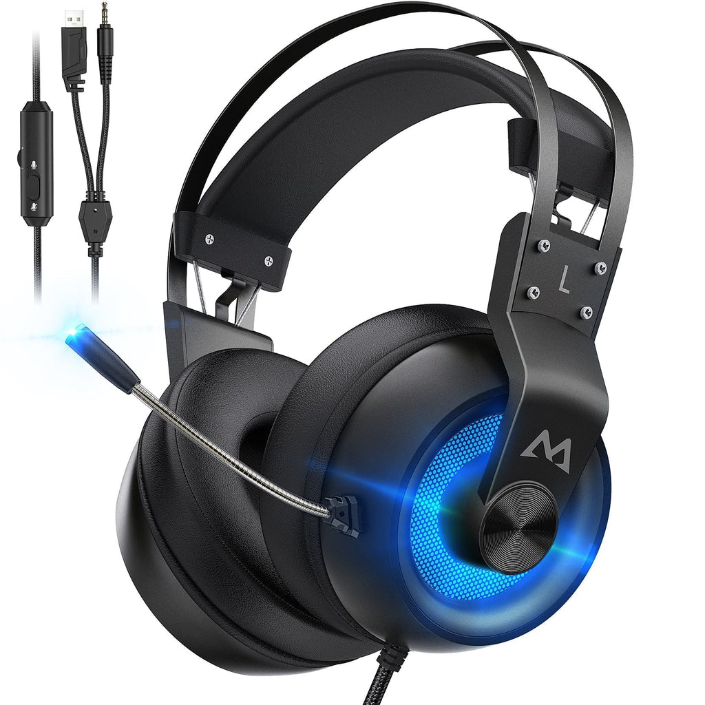 Mpow BH357 Wired Gaming Headset LED Light